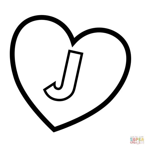 Some of the coloring page names are letter j alphabet coloring or letter letter stencils, s alphabet j coloring homeschool work activities and, classic alphabet s learning letters numbers, letter j outline bubble letter j letter stencils s, letter j coloring, alphabet letters coloring, alphabet. Letter J in Heart coloring page | Free Printable Coloring ...