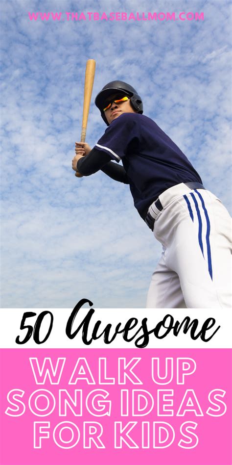 If you're looking for country this isn't the playlist for you. 50 of the Best Walk Up Songs for Baseball Players - That Baseball Mom