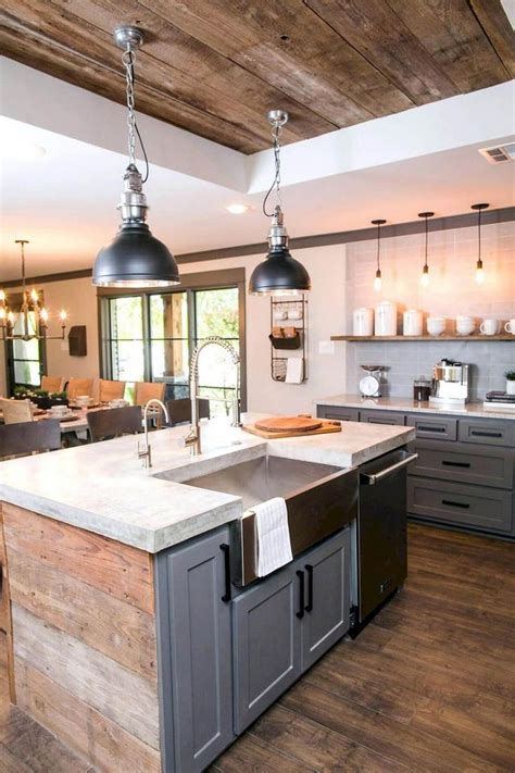 60 Awesome Farmhouse Kitchen Cabinets Ideas Luxury Kitchen Design