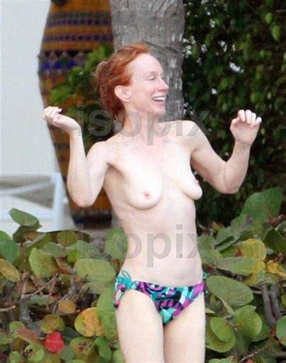 Comedienne Kathy Griffin Topless In Miami Pics