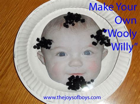 Move Over Wooly Willy Make Your Own Fuzzy Face Plates The Joys