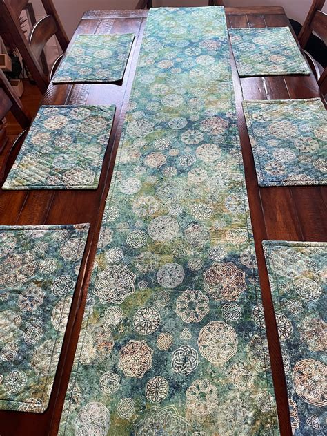 Table Runner And Placemats Etsy