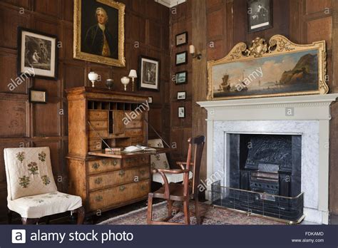 The Strawberry Parlour The Vyne Hampshire The Walnut Writing Cabinet