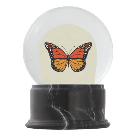Monarch Butterfly Snow Globe
