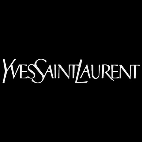 Yves Saint Laurent Logo Decal Sticker