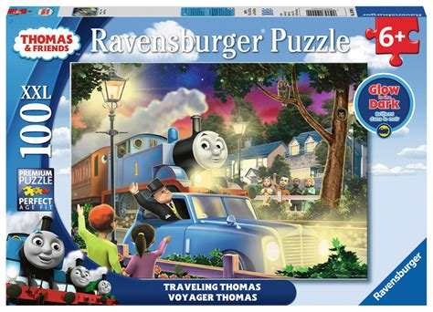 From birthday party decorations to coloring pages and games for everday activities, thomas & friends have just the ticket for a wonderful time! Travelling Thomas, 100 Pieces, Ravensburger | Puzzle Warehouse