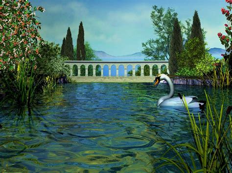 Swan Lake Wallpaper Wallpapersafari