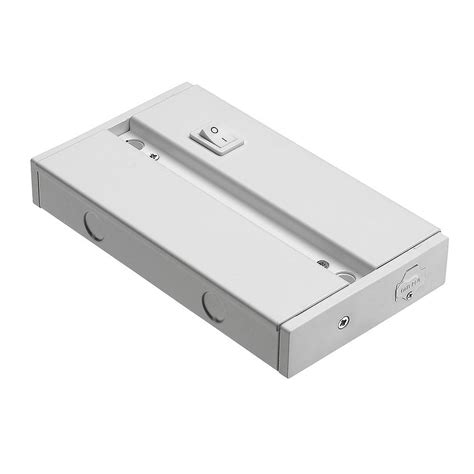 Acclaim White Led Undercabinet Junction Box The Home Depot Canada
