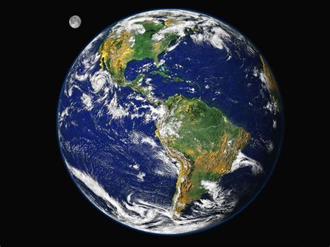 Télécharger Fonds Décran La Terre Vue De Lespace Gratuitement