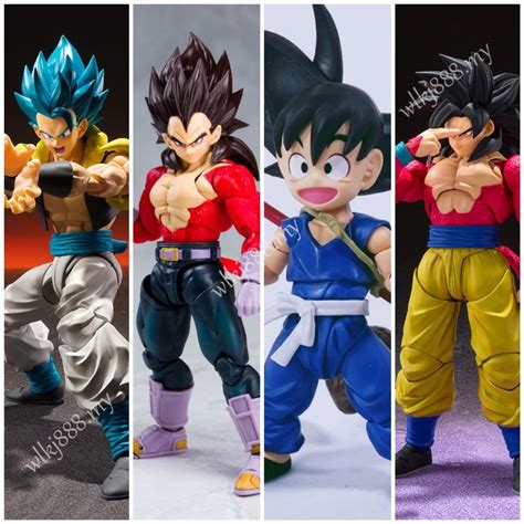 S H Figuarts Dragon Ball Gt Super Saiyan Goku Gogeta Vegeta Tien