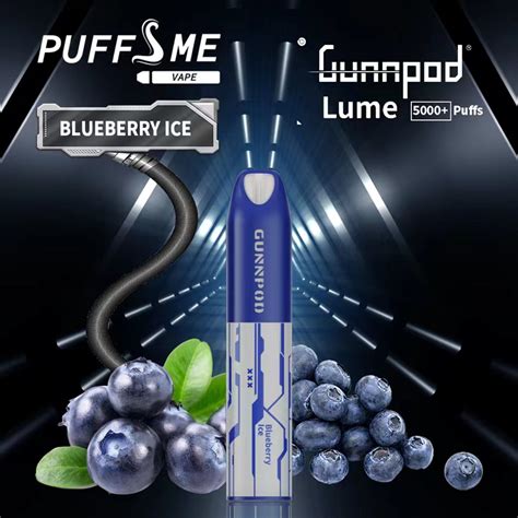 Buy Gunnpod Lume 5000 Puffs Blueberry Ice Online Puffsme
