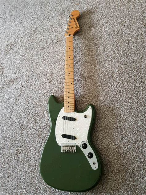 Fender Offset Mustang Olive Green In Clayton Le Woods Lancashire