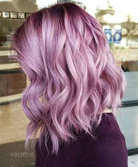 21 Pastel Hair Color Ideas For 2018 Light Purple Hair
