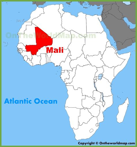 Mali Map Africa