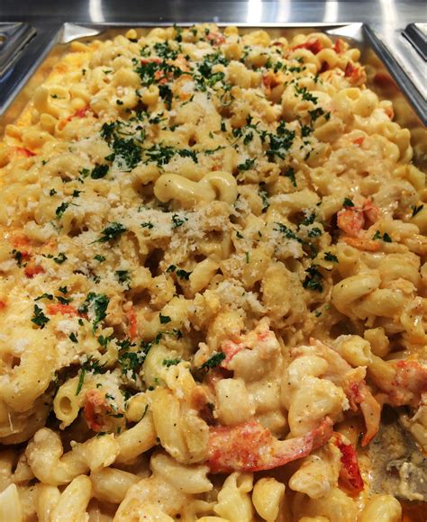 I just went with regular elbow macaroni, because……well it's mac and cheese, not farfalle and what side dishes would be good with this. Lobster Mac & Cheese from Hunger Burger. Oh my. (With ...