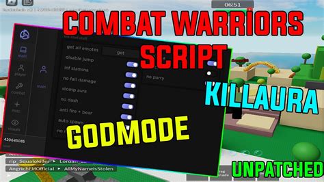 Roblox Combat Warriors New Script Hack [ Kill Aura Fly Speed Hack Auto Parry ] Unpatched