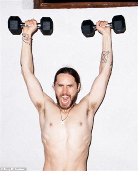 Jared Leto Flexes Muscles In Stripped Down Shoot