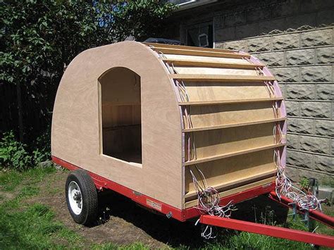 I recommend buying a new aluminum trailer if you can afford it since it takes days of laying on your back with a wire wheel to restore an old steel trailer. Our Home Built Teardrop Trailer