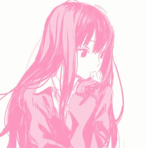 Pastel Pink Anime Girl Pfp Fotodtp