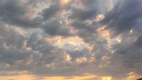 Free photo: Cloudy Sunset Sky - Backdrop, Set, Orange - Free Download ...
