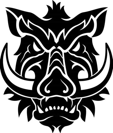 280 Boar Tattoo Designs Pic Illustrations Royalty Free Vector