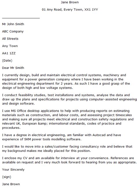 Create a professional cv in just 15 minutes, easy Electrical Design Engineer Cover Letter Example - Learnist.org