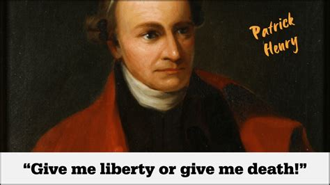 Today In History Patrick Henrys Give Me Liberty Speech Tenth