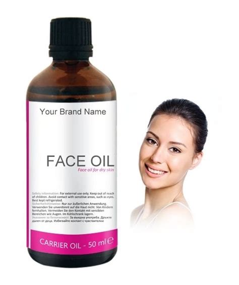 Face Oil For Dry Skin Carrier Oil 100 Natural Product Private Label