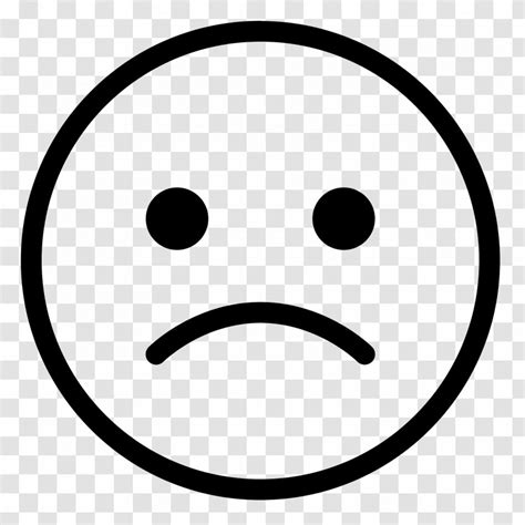 Emoticon Smiley Face Black And White Transparent Png