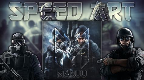 Speed Art Avatar Rainbow Six Siege Youtube