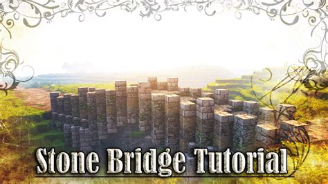 Minecraft Diagonal Arched Stone Bridge Tutorial Youtube