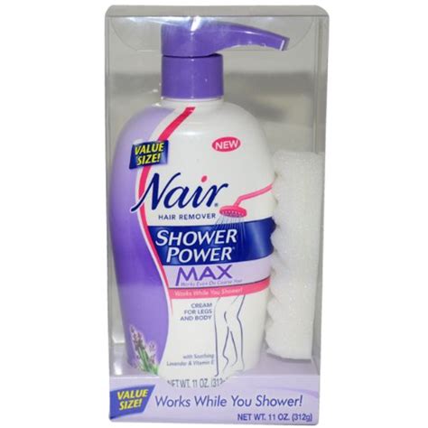 Nair Shower Power Max Women Hair Remover 13 Ounce Shaving Clean