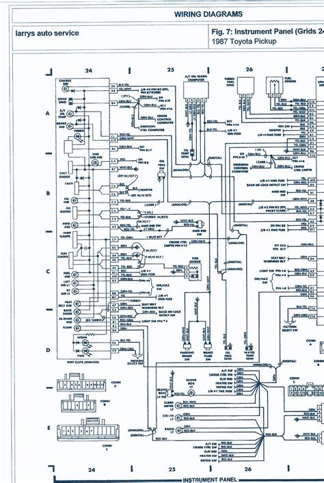 toyota pickup wd  engine wiring diagram auto wiring diagrams