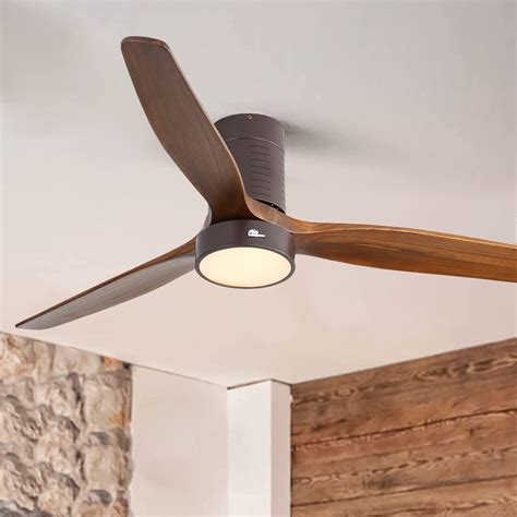 buy sofucor low profile ceiling fan with lights remote control flush ceiling fan dimmable led