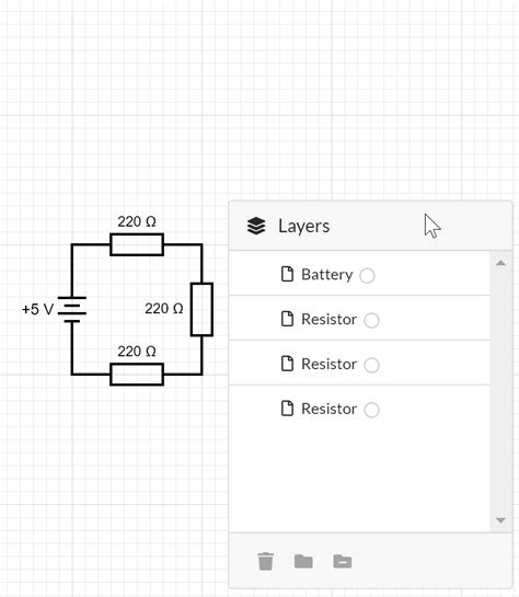Each electronic component has a symbol. Colored Circuits - Circuit Diagram