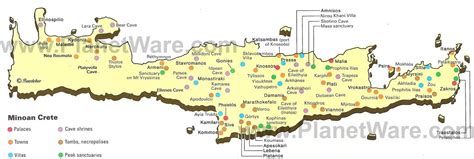 Map Of Greece Hellenic Republic Planetware Crete Map Minoan Crete