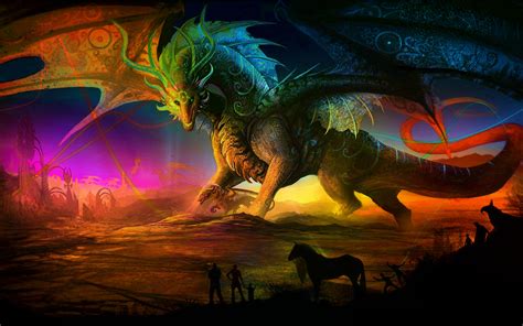 Fantasy Dragon Background