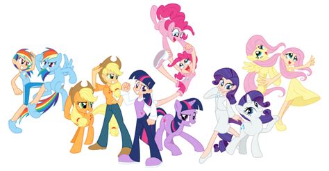 Image Fanmade Humanized Ponies By Trinityinyangpng My Little Pony