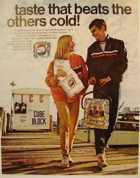 Pepsi Cola Cold Beats Any Cola Cold Pepsi Ads From 1960′s ~ Vintage Everyday
