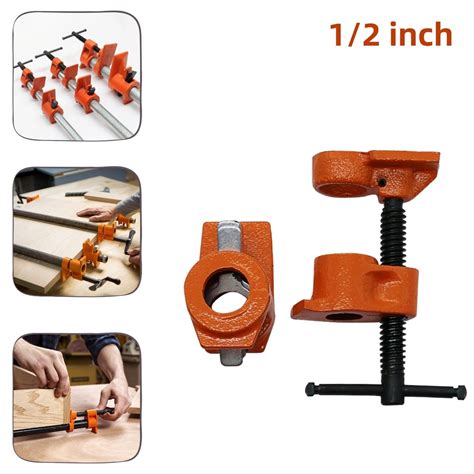 12 Inch Heavy Duty Pipe Clamp Wood Gluing Clamp Steel Cast Iron Pipe