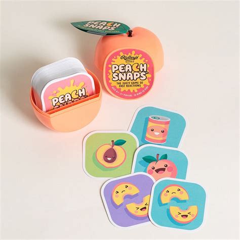 Peach Snaps Card Game Wishing You Well