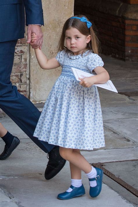 Princess Charlottes Sassy Moment At Prince Louiss Christening Instyle