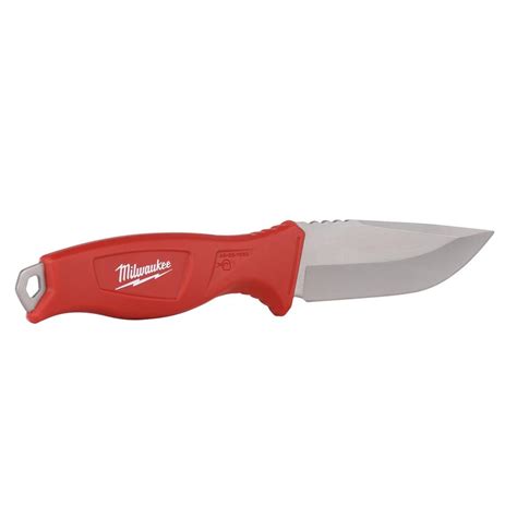 Milwaukee 4 In Tradesman Fixed Blade Knife 48 22 1926 The Home Depot