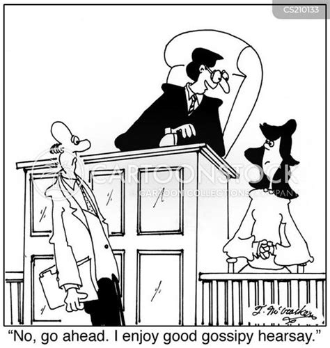 Hearsay Testimony Cartoons And Comics Funny Pictures From Cartoonstock