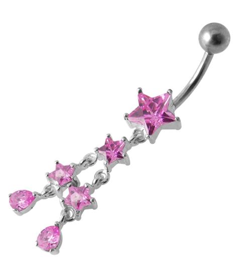 Navel Piercing Belly Ring 16mm 14g 10mm Long Surgical Steel Banana With 925 Sterling