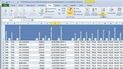 Excel Templates Maintenance Tracking Spreadsheet