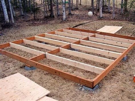 Diy Wood Shed Foundation Dalama How To Build A Storage Shed On Skids