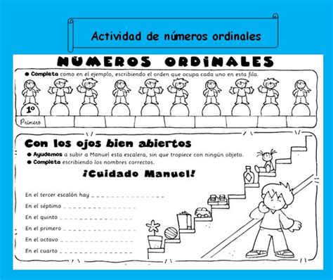 Los Números Ordinales Recurso Educativo 773507 Tiching