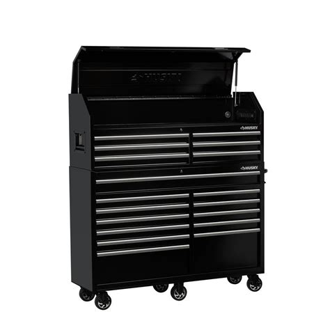 Husky 61 In W X 18 In D 18 Drawer Tool Chest And Cabinet Combo In