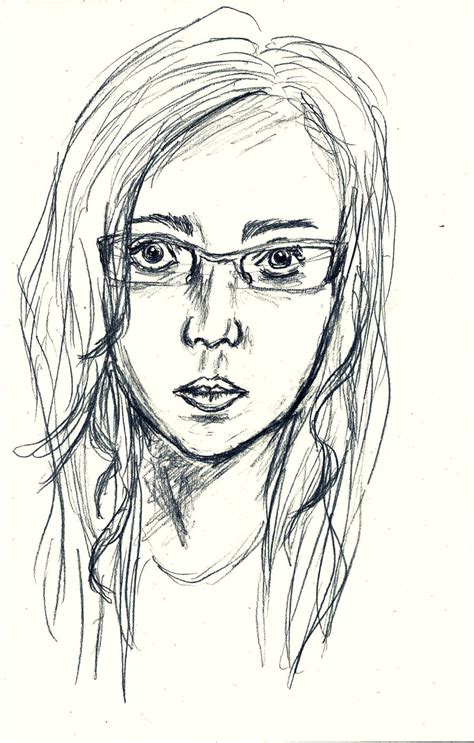 Self Portrait Sketch By Surrealityscapes On Deviantart